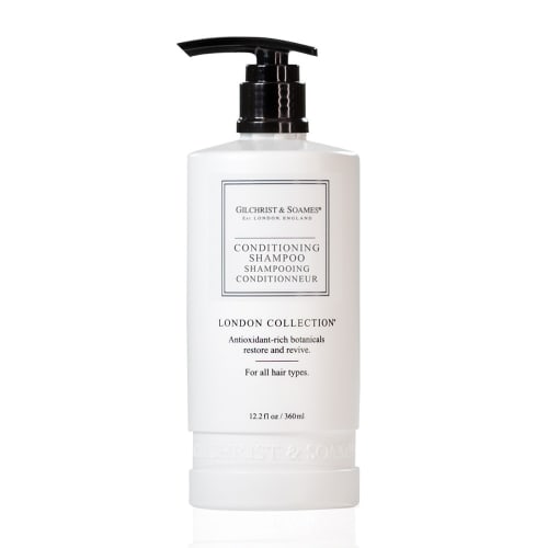 Gilchrist & Soames London Conditioning Shampoo, Tamper-Proof Mini Bracket Bottle, 12.2oz / 360ml